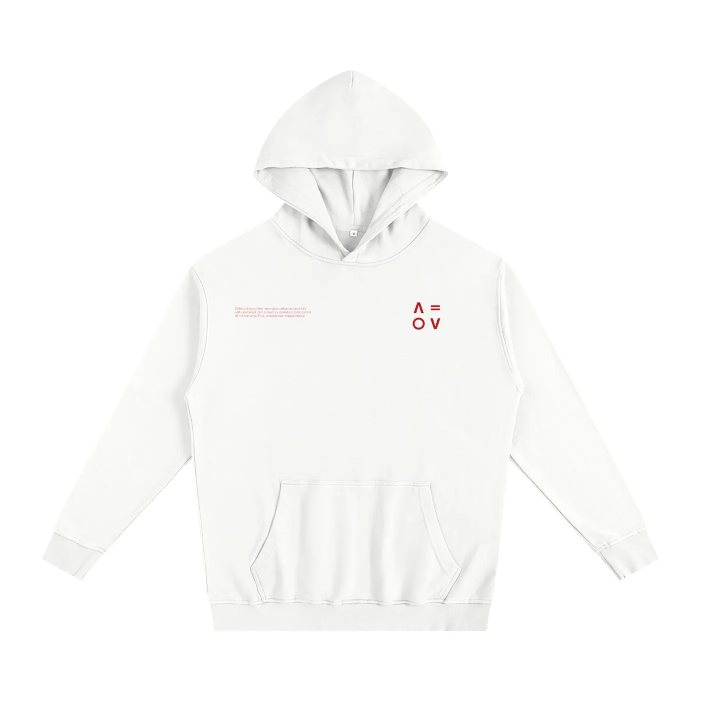 Essential Oversize Hoodie (Blanc)