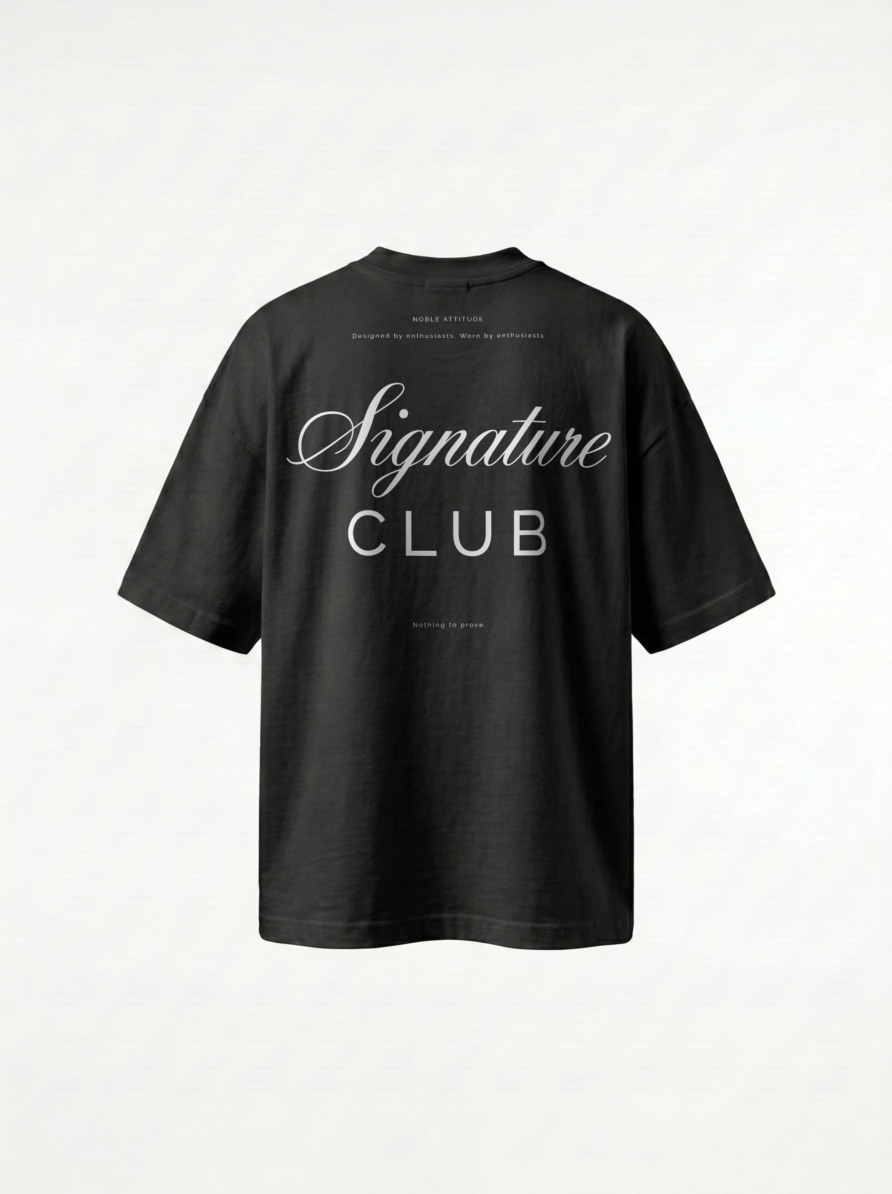 Oversize T-shirt - Signature Edition (Noir)
