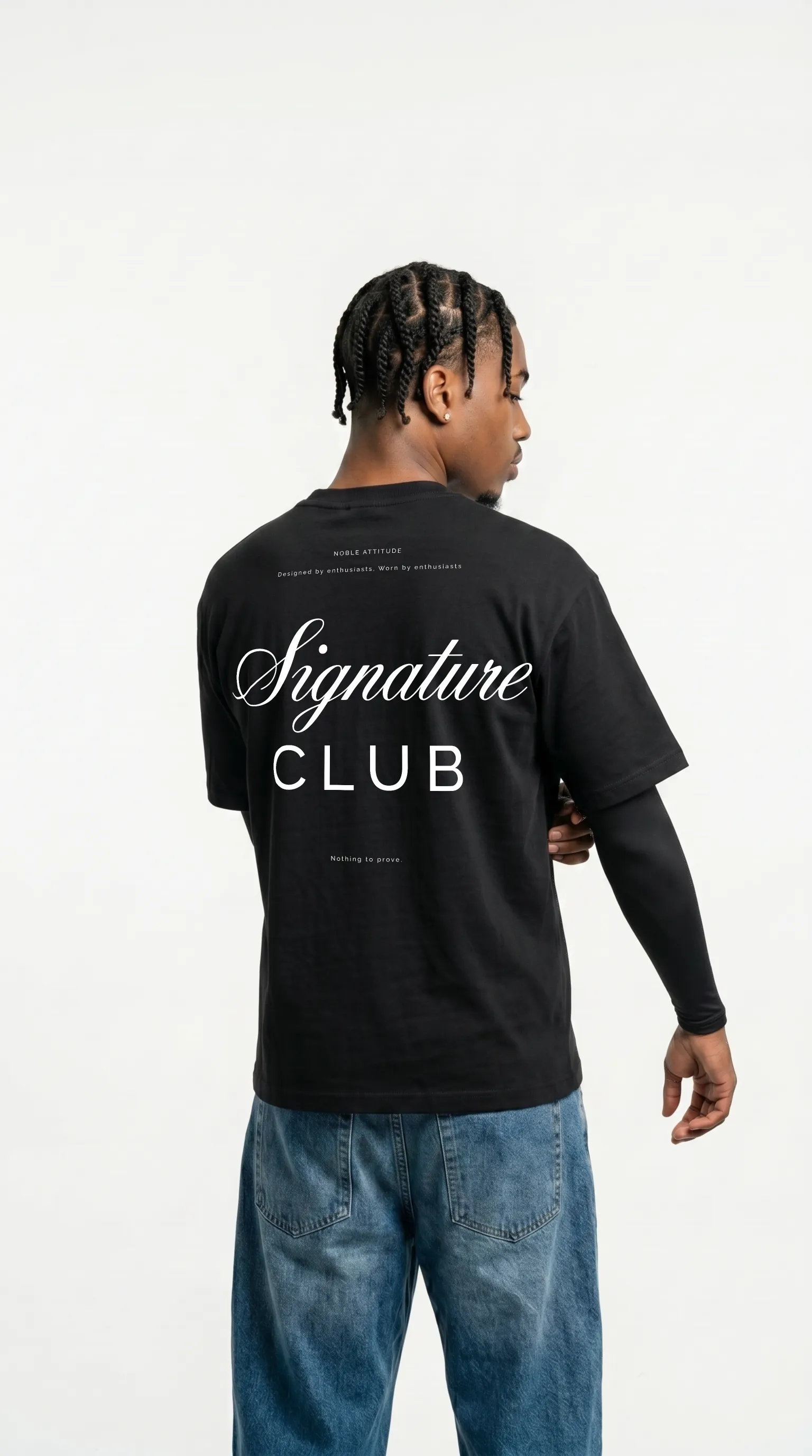 Oversize T-shirt — Signature Edition (Noir) - Cover